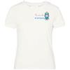 Saint Barth Mc2 Donna T-Shirt Manica Corta EMI0001-Attacco Puppy EMB Cotone Bianco Sporco XS
