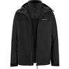 Kapten & Son Everyday 3in1 Giacca antipioggia Uomo e Donna | Giacca softshell con giacca in pile rimovibile | Giacca impermeabile con colonna d'acqua di 10.000 mm, traspirante, antivento
