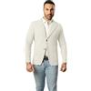 CLASSE77 Blazer in Cotone, Giacca Jacket da Uomo Slim Fit - Punto Cucitura Chicco di Riso - Artigianale, Made in Italy - Casual, Classica Sportiva