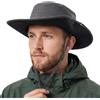 TOP-EX L/XL/XXL UV50+ Cappello da sole impermeabile a tesa larga per pesca estiva escursionismo con cinturino staccabile e rete ventilata