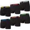 Junione Confezione da 6 o 12 boxer da bambino, in cotone, taglie 122-128, 134-140, 146-152, 158-164, 170-176