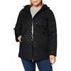 Geox W GENDRY LNG PARKA Donna Giacca Nero, 38
