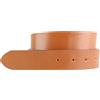 BELTINGER Cintura intera in pelle bovina senza fibbia 3,5 cm | Cintura in denim per donna uomo 35 mm | Cintura chino senza fibbia