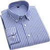 Adhdyuud, Camicia da uomo in 100% cotone Oxford, primaverile, casual, per ufficio, vestibilità regolare, manica lunga