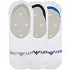 Emporio Armani Casual Uomo, Pezzi, Confezione Da 3 Paia Di Calzini Bianco/Bianco, L-XL