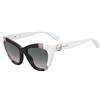 Moschino Mos122/s 3H2/JP BLACK PINK Sunglasses Women's Acetate, Standard, 54