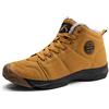 Axcone stivali uomo donna invernali impermeabili trekking Outdoor Caldo Cotone Scarpe Piatto Caviglia Stivaletti Neve - rosso marrone blu nero grigio 36-48EU