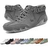 Overhil1s Stivali alti in pelle fatti a mano italiani, scarpe Beck Outdoor impermeabili leggeri antiscivolo Comfort unisex for escursionismo campeggio e guida Stivali Chukka alti for tutte le stagioni Scarpe