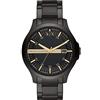 Armani Exchange Orologio per uomo, movimento tre lancette al quarzo e cassa da 46 mm con cinturino in acciaio