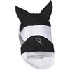 HKM Maschera antimosche per cavallini peluche giocattolo linea Hobby Horsing nero