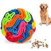 Ferizzia Palla da Fiuto per Cani, 10 cm Giocattolo Intelligenza, Palla di Peluche Rotonda per Animali Domestici, Colori dell'arcobaleno Addestramento per Cani di Piccola Taglia Media