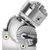 MJFVN Divisore da 4/5/6 pollici, uso verticale e orizzontale, rapporto 1:40, mandrino a 3 griffe for fresatrici(4-inch)