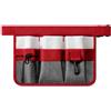 SZLIFE Borsa Portautensili da Giardinaggio, Rosso Scintillante | Pannello traspirante, Borsa Portaoggetti Vita, Potatura delle piante, Per Professionisti agricoli