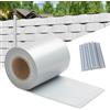 Vkechh Strisce frangivista per tappetini a doppia asta, 70 m x 19 cm, in PVC resistente alle intemperie (450 g/m²), con 60 clip, ideali per recinzione a doppia asta, giardino e balcone, grigio