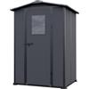 GFP Primeyard Casetta da giardino in plastica 129x103x196 cm antracite