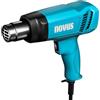 NOVUS TOOLS Pistola ad aria calda H-180, 400-600 °C, 1800 W, riscaldamento | Soffiatore ad aria calda per principianti con regolazione della temperatura a 2 livelli per pellicolazione