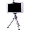 NULYLU Selfie Stick Clip per Telefono, Lega di Alluminio, 2 Pezzi | Treppiede Mini Portatile, Gambe Flessibili, Colore Argento, per Smartphone e Camera