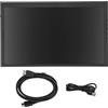 YUKOFE Monitoraggio portatile 10.1in Monitoraggio dello schermo IPS con angolo di visualizzazione ampio altoparlanti in lega di alluminio leggero adatto a Windows 7 8 10 PC [Office Home] (Touchscreen)