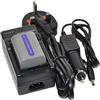 BTBAI New Btbai 0.75 a 2 x batteria + caricatore AC/DC singolo per Sony np-fp30 np-fp50 np-fp60 np-fp70 np-fp71 np-fp90 dcr-30 dcr-30 hdr-hc3 hdr-hc3e dcr-dvd103 dcr-dvd105 dcr-dvd105e dcr-dvd202e dcr-dvd203 dcr-dvd203e dcr-dvd205 DVD205E DVD304E …