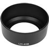 Alomejor Paraluce in Plastica per M.ZUIKO 45mm, Copertura (BLACK) | Resistente alla luce, protegge dallo smog, utilizzato per fotografie in controluce