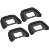 PATIKIL 4 Pezzi DK-23 Oculare Paraluce Per Nikon Ostacolare Riflessi Nero | Oculare Fotocamera Protettore Oculare Accessori Sostituti, E Protezione Da Graffi, E Luce Solare