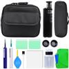 UTTASU Set di pulizia delle fibre con microscopio 400X per set di pulizia delle | Lente d'ingrandimento 400X, esame visivo preciso, per 2,5 mm/1,25 mm, rilevamento chiaro degli errori