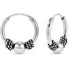 LeCalla Orecchini a cerchio da uomo in argento Sterling 925, leggeri, ipoallergenici, regalo di compleanno, regalo di laurea, per papà, figlio, fratello, marito