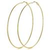 GoldChic Orecchini Cerchio Grande 100mm Oro in Acciaio Inox