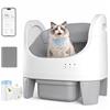 JUMMICO Lettiera Gatto Autopulente Aperta Controllo APP Per Gatti 1,5-10kg