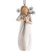 Willow Tree 27337 Figurina Amicizia, Resina, Design di Suzan Lordi