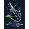 Komar Star Wars Classic Vector X-Wing - Poster da parete, 50 x 70 cm, motivo: comar, stampa artistica (senza cornice)