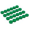 Bullseye Office Magneti (24 pezzi) - verde rotondo, magnete frigorifero - perfetti come lavagne, armadietti o magneti per frigorifero [verde]
