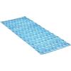 TATAY Tappetino Bagno Superficie Antibatterica Resistente a Muffe e Microbi | Tappetino Bagno Antiscivolo | Misure 97x36 cm | Fissaggio con Ventose | PVC Resistente | Facile da Pulire, Blu