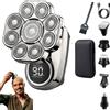 ERZJUT Bawldy 9.0 Rasoio, Bawldy Pro Head Shaver, 9D Floating Blade Heads, IPX7 Impermeabile Wet Dry Shaving, Ricaricabile Cordless Razor