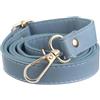 WJWJKA Tracolla per Borsa a Tracolla in Morbida Pelle 65-130 cm Accessori per Borsa di Ricambio per Tracolla Regolabile,Oro Azzurro,Taglia Unica