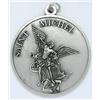 GTBITALY 60.1054.30 medaglia arcangelo San Michele Michel Saint Michael 7 cm con Preghiera in Francese