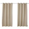 WOLTU Tenda Oscurante con Occhielli 2 Pannelli, 175x140cm, Caffè Leggero | Isolamento termico, oscuramento luce, facile installazione, per soggiorno e camera da letto, varie misure
