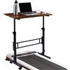 Tel Charme * Scrivania regolabile per tapis roulant, mobile stand up desk con ruote, piccolo tavolo da rotolamento per ufficio, tavolo da lavoro per camminare, tavolo da allenamento per interni