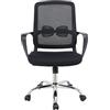 AVANTI TRENDSTORE - Riccia - Sedia da scrivania, girevole e regolabile in altezza. Materiale in mesh con seduta imbottita e schienale traspirabile. Dimensioni LAP ca. 61x98-108x62cm