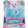 Animagic - Let's Glo Puddles Habitat - Cucciolo Ornitorinco con Sorpresa | Mamma Puddles Viola Esclusiva, Squishy e Luminosa in Acqua, Cuore Brillante, Nido che si Dissolve, Gioco dai 4 Anni