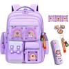 JIABAOZ Zaino Capibara, Zaino per Bambino Capibara, Design Kawaii ad Alta Capacità, Scolastico per Bambini e Ragazzi, Ideale per Adolescenti, Scuola e Uso Quotidiano