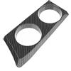 TOTMOX - Coperchio portabicchieri automatico per guida a sinistra, decorazione per console anteriore auto, in ABS per B-MW Serie 1 116 116i 118i 120 120i E87 E81 E82 E88, in fibra di carbonio