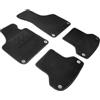WALSER Comfort Tappetini in feltro di feltro compatibili con Audi A3 05/2003-12/2013, Audi A3 Sportback 09/2004-12/2015