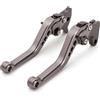 VTSGBLS Leva Freno Frizione Regolabile Moto Per Royal Enfield Per Super Meteor 650 2024 Leva frizione freno(147 mm grigio)