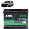Generico Batteria 60Ah EFB per Dacia Dokker 1.5 DCI gasolio 2012+