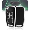 LELNOOS Cover Chiave Silicone per Opel Vauxhall Corsa D E Astra H J Adam