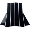 MUEOSI For Chevrolet, Captiva 2007 2008 2009 2010 2011-2023 Pilastro Messaggi Auto Porta Finestra Trim Copertura Nero Lucido Esterno adesivi finiture dei montanti dei finestrini dell'auto(BLACK Fit Ca