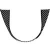 VOALVT Copertura Pannello Centrale Auto Per Fiat Per Panda 2003-2011 Adesivi In fibra Di Carbonio Per Auto Pannello Della Console Centrale Cornice Del Cambio(Type1 Black)
