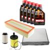 Somer Car KIT TAGLIANDO + OLIO 8100 5W30 5LT + 4 FILTRI MISTI compatibile con VW GOLF V 5 1.9 TDI