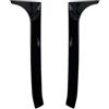KIRYU Minigonne Laterali Sottoporta Per VW Per Golf 6 MK6 Per GTI R Per GTD Standard 2008-2013 Nero Lucido Lunotto Posteriore Laterale Tronco Spoiler Canard Canards Splitter